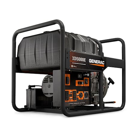 Generac 5,000 Watt (120 / 240V) Single-Phase Electric Button / Recoil Start Diesel Portable Generator (CARB) N/A